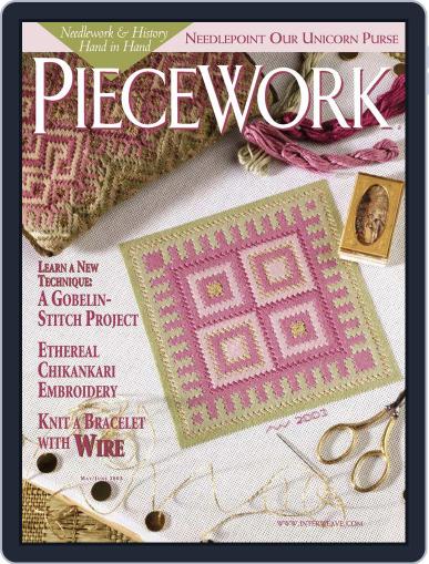 PieceWork May 1st, 2003 Digital Back Issue Cover
