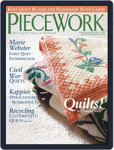 PieceWork September 1st, 2007 Digital Back Issue Cover