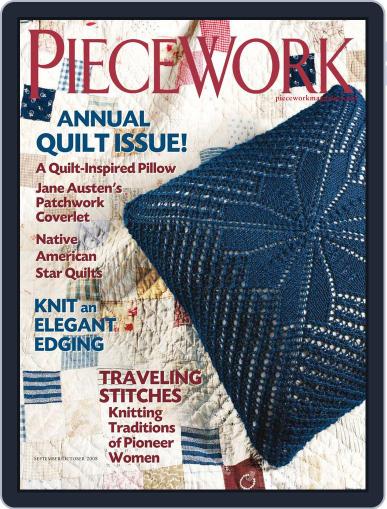 PieceWork September 1st, 2008 Digital Back Issue Cover