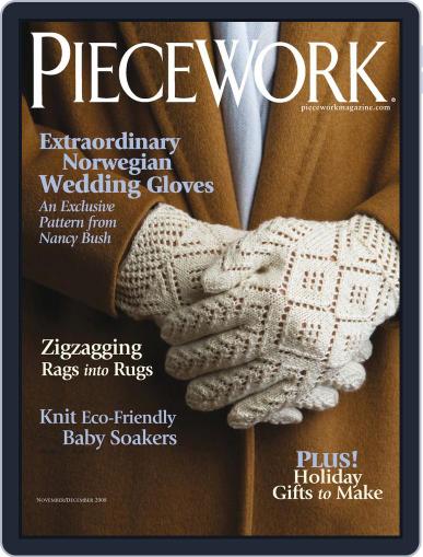 PieceWork November 1st, 2008 Digital Back Issue Cover