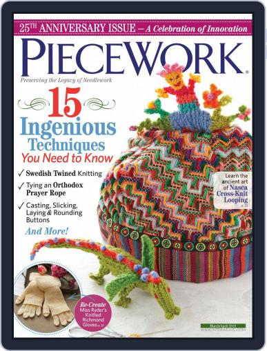 PieceWork February 21st, 2018 Digital Back Issue Cover
