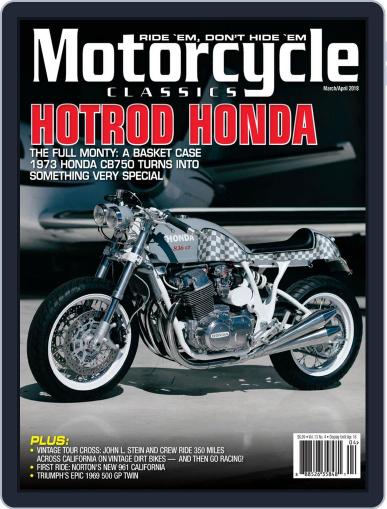 Motorcycle Classics March 1st, 2018 Digital Back Issue Cover
