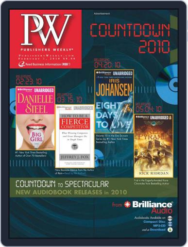 Publishers Weekly February 1st, 2010 Digital Back Issue Cover