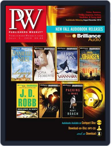 Publishers Weekly July 6th, 2010 Digital Back Issue Cover