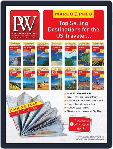 Publishers Weekly February 19th, 2013 Digital Back Issue Cover