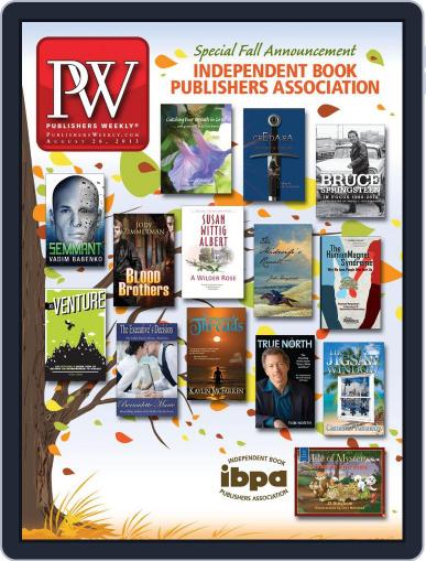 Publishers Weekly August 26th, 2013 Digital Back Issue Cover