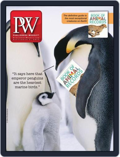 Publishers Weekly September 3rd, 2013 Digital Back Issue Cover