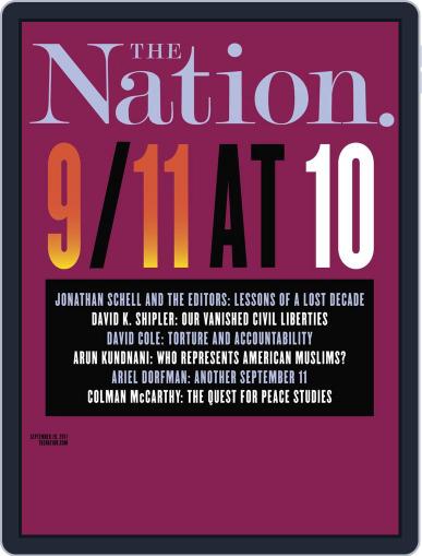 The Nation September 2nd, 2011 Digital Back Issue Cover