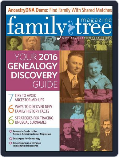 Family Tree January 5th, 2016 Digital Back Issue Cover