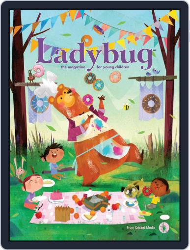 Ladybug Stories, Poems, And Songs Magazine For Young Kids And Children April 1st, 2018 Digital Back Issue Cover