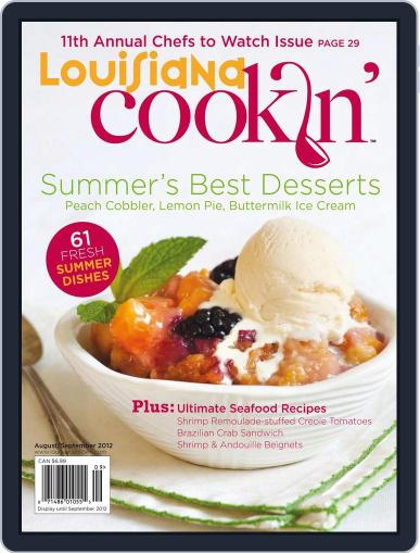 Louisiana Cookin' August 1st, 2012 Digital Back Issue Cover