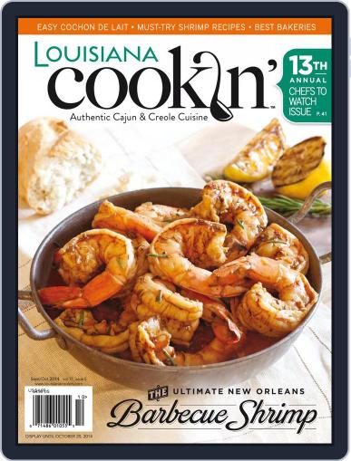 Louisiana Cookin' September 2nd, 2014 Digital Back Issue Cover