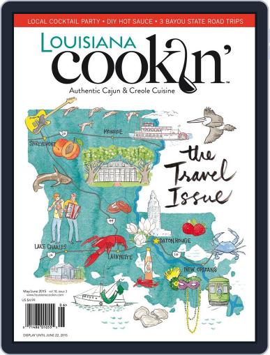 Louisiana Cookin' May 2nd, 2015 Digital Back Issue Cover