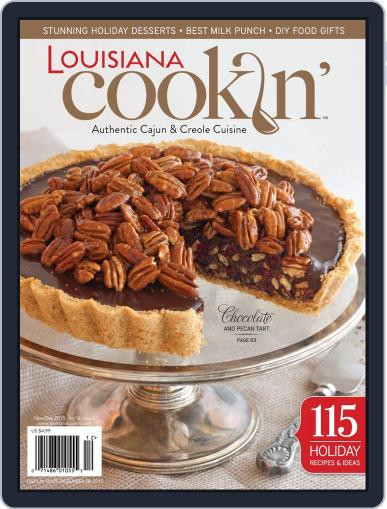 Louisiana Cookin' November 2nd, 2015 Digital Back Issue Cover
