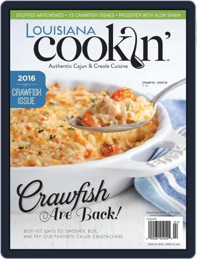 Louisiana Cookin' March 2nd, 2016 Digital Back Issue Cover