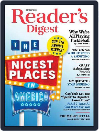 Reader's Digest October 1st, 2023 Digital Back Issue Cover