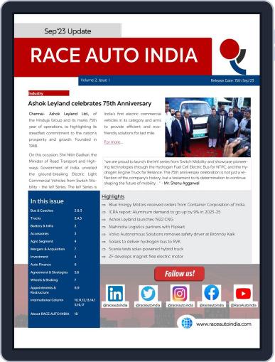 Race Auto India Digital Back Issue Cover