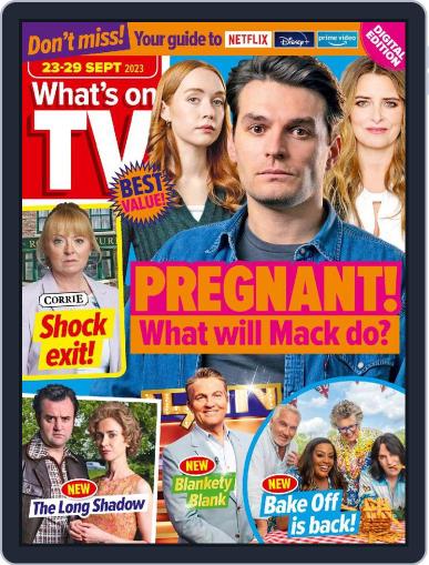 What's on TV September 23rd, 2023 Digital Back Issue Cover