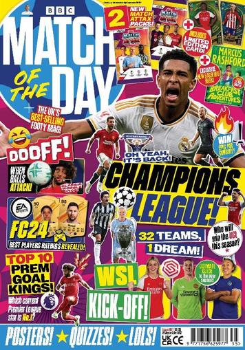 Match Of The Day September 20th, 2023 Digital Back Issue Cover