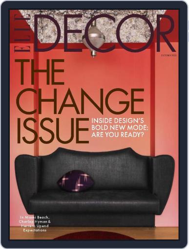 ELLE DECOR October 1st, 2023 Digital Back Issue Cover