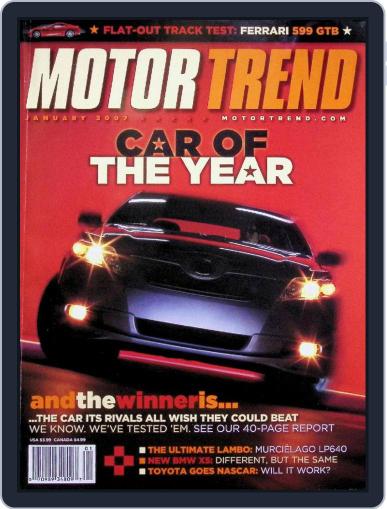 MotorTrend January 1st, 2007 Digital Back Issue Cover