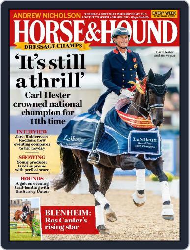 Horse & Hound September 21st, 2023 Digital Back Issue Cover