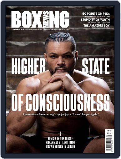 Boxing News September 21st, 2023 Digital Back Issue Cover