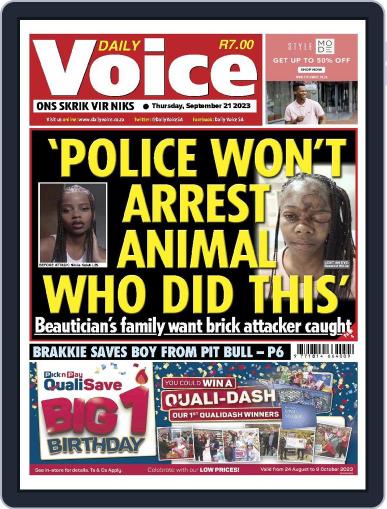Daily Voice September 21st, 2023 Digital Back Issue Cover