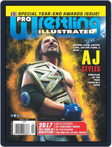 Pro Wrestling Illustrated April 1st, 2018 Digital Back Issue Cover
