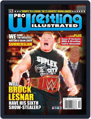 Pro Wrestling Illustrated October 1st, 2018 Digital Back Issue Cover