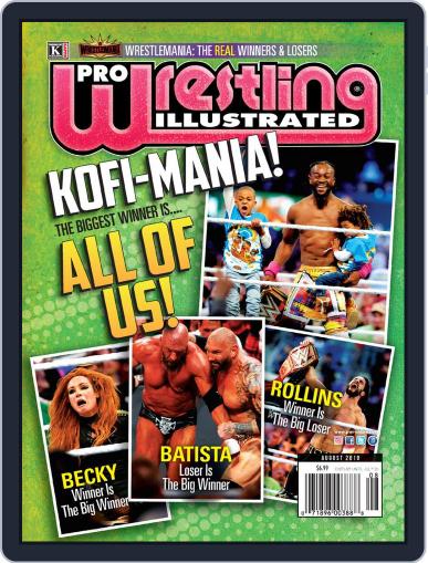Pro Wrestling Illustrated August 1st, 2019 Digital Back Issue Cover