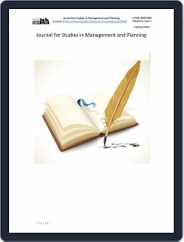 Journal for Studies in Management and Planning Magazine (Digital) Subscription