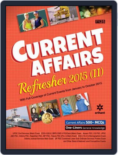 Current Affairs dot Com Refresher-II Digital Back Issue Cover