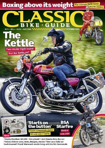 Classic Bike Guide October 1st, 2023 Digital Back Issue Cover