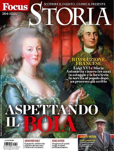 Focus Storia October 1st, 2023 Digital Back Issue Cover