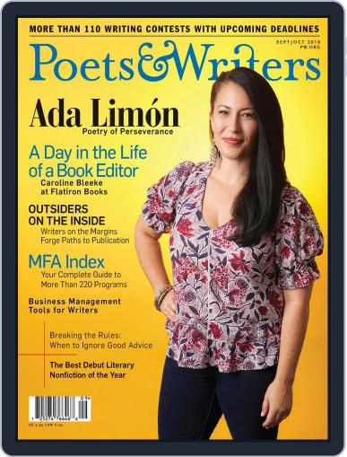 Poets & Writers September 1st, 2018 Digital Back Issue Cover