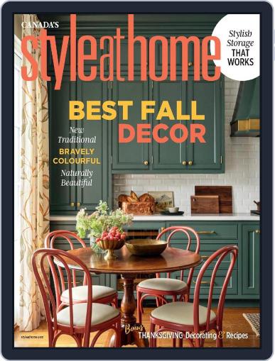 Style At Home Canada October 1st, 2023 Digital Back Issue Cover