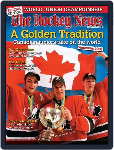 The Hockey News January 1st, 2006 Digital Back Issue Cover