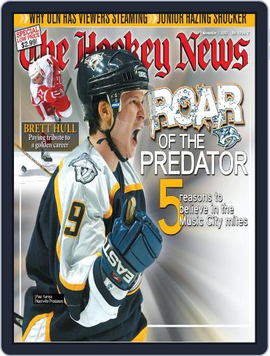 The Hockey News November 1st, 2005 Digital Back Issue Cover