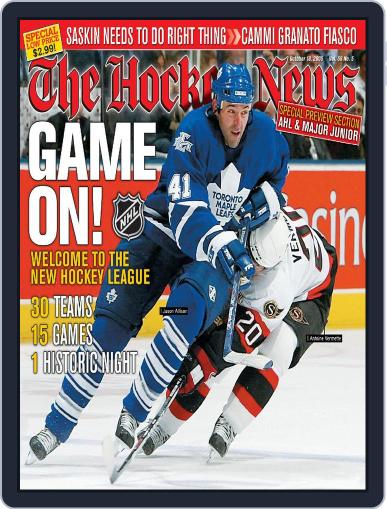 The Hockey News October 18th, 2005 Digital Back Issue Cover