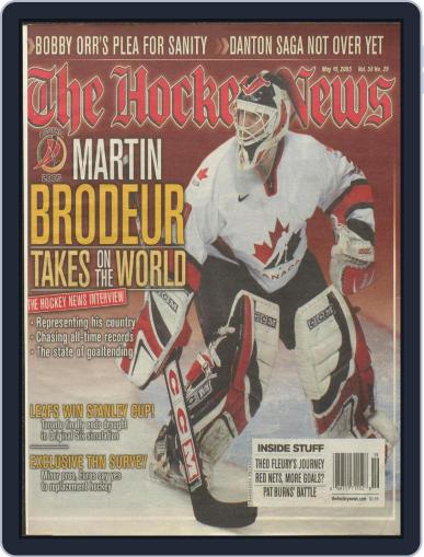 The Hockey News May 10th, 2005 Digital Back Issue Cover