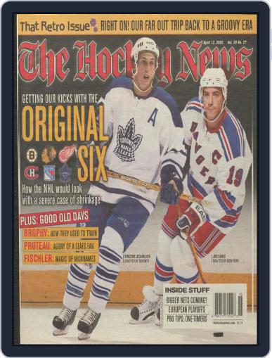 The Hockey News April 12th, 2005 Digital Back Issue Cover