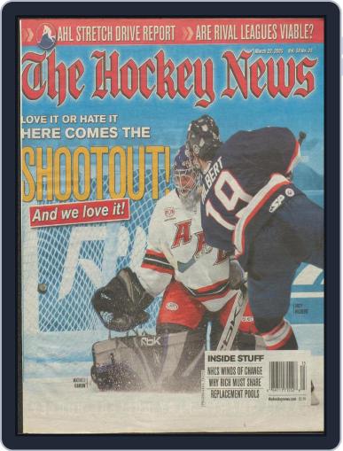 The Hockey News March 29th, 2005 Digital Back Issue Cover
