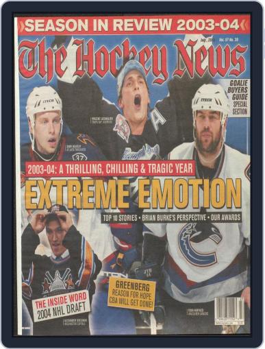 The Hockey News July 1st, 2004 Digital Back Issue Cover