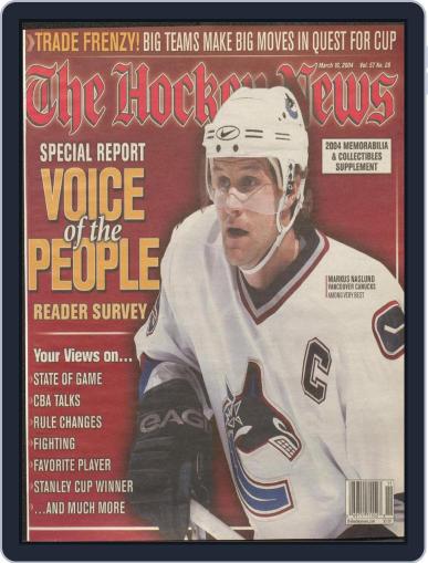 The Hockey News March 16th, 2004 Digital Back Issue Cover