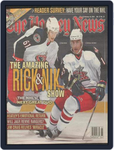 The Hockey News February 10th, 2004 Digital Back Issue Cover