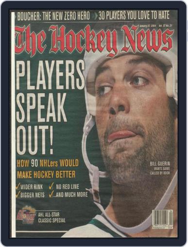 The Hockey News January 27th, 2004 Digital Back Issue Cover
