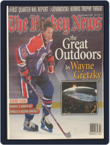 The Hockey News December 9th, 2003 Digital Back Issue Cover