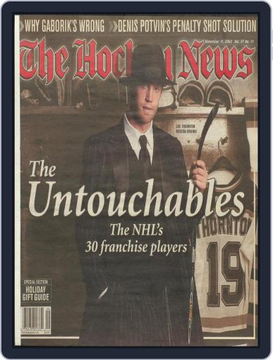 The Hockey News November 11th, 2003 Digital Back Issue Cover