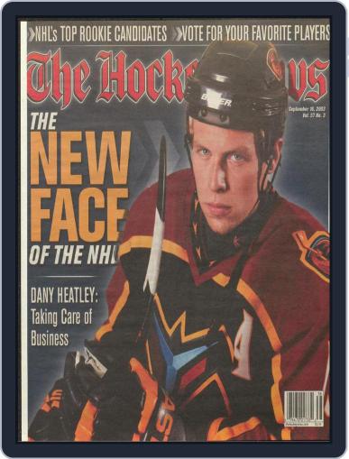 The Hockey News September 16th, 2003 Digital Back Issue Cover